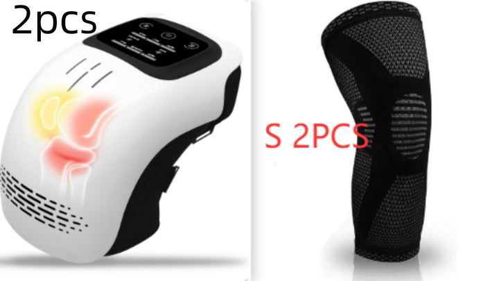 Oplaadbaar kniemassage-apparaat met warmte, kneden en trillen