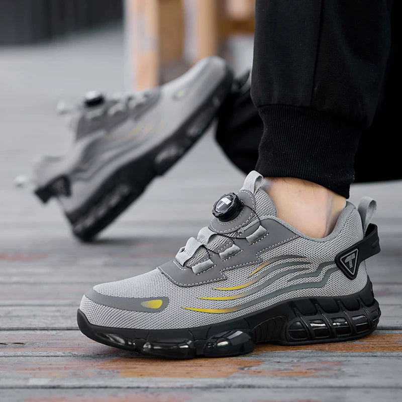 Veiligheidssneakers met Stalen Neus en Draaiknopsluiting