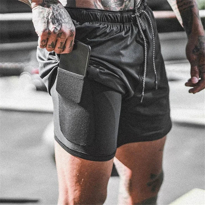 DraftFlex – 2-in-1 Sportshort voor Mannen