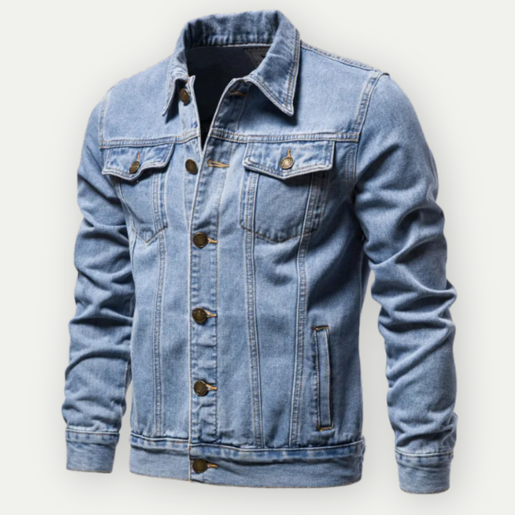 Heren denim truckerjack