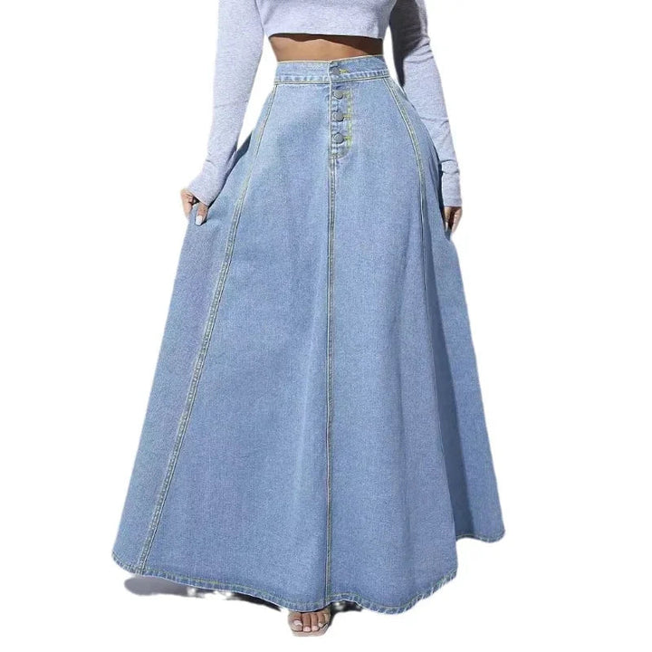 Dames Denim Rok