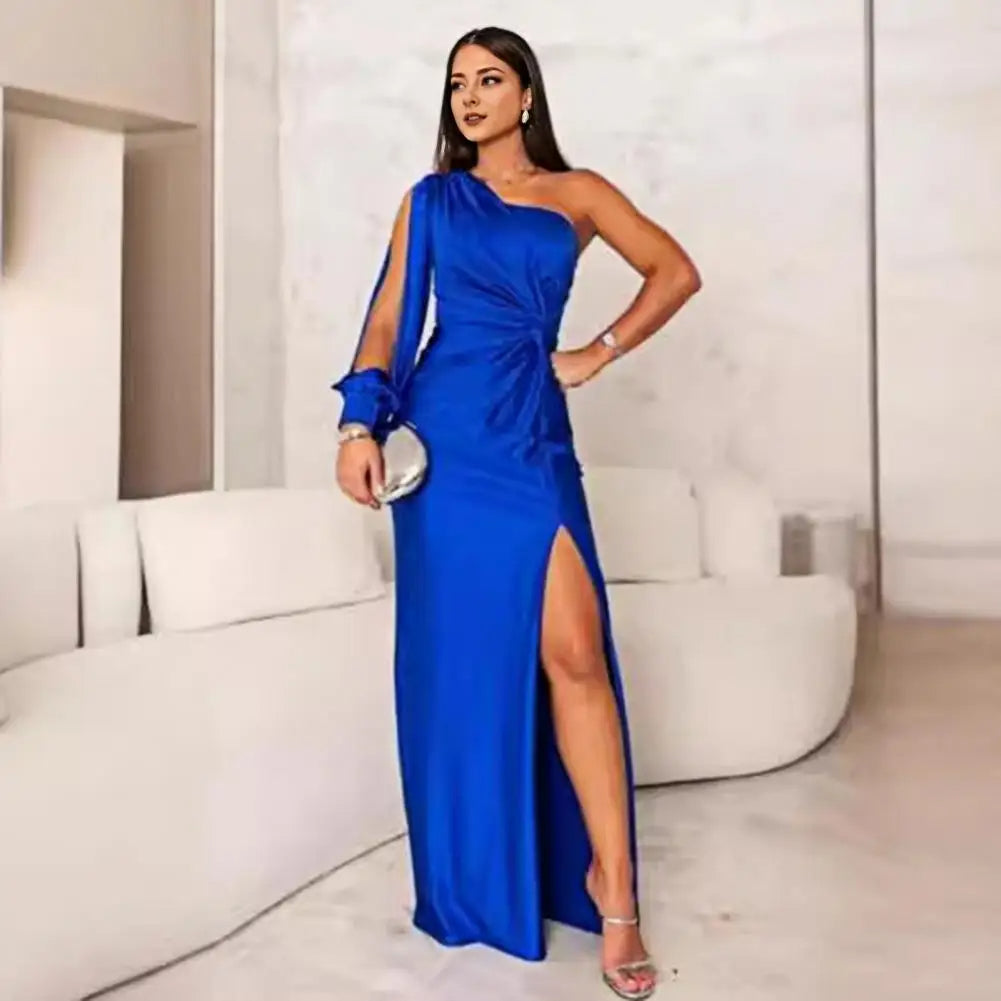 One-shoulder avondjurk voor dames