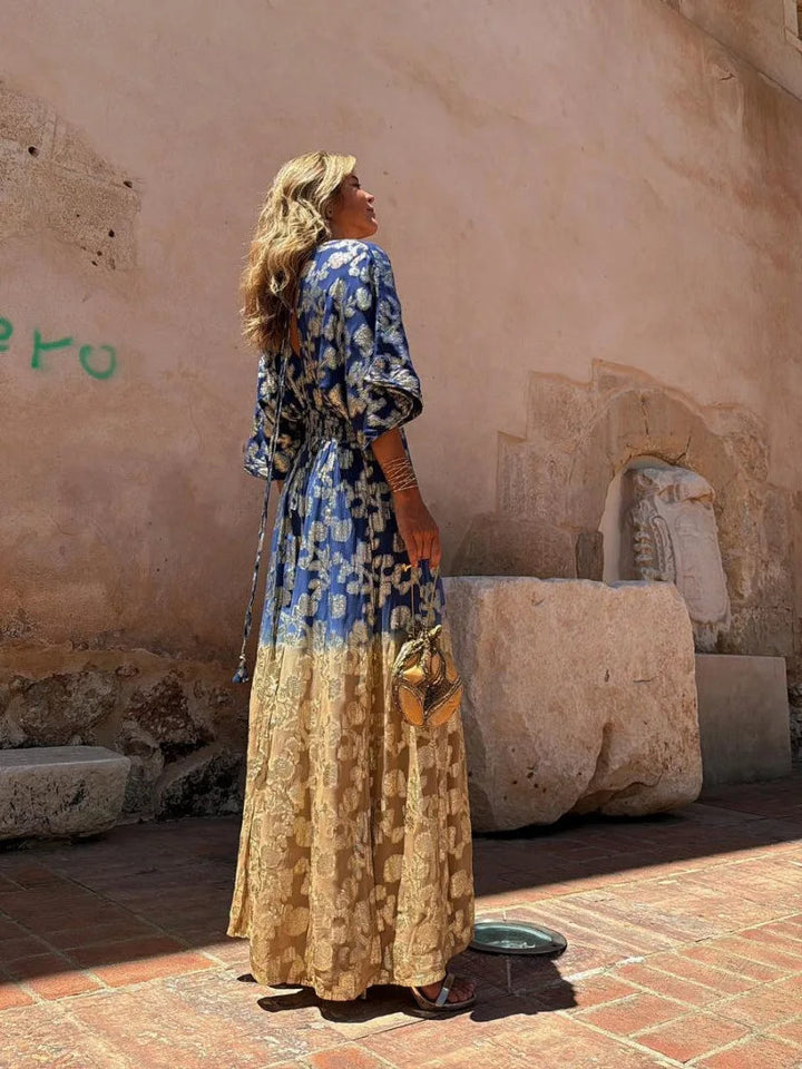 Boho Jumpsuit met V-hals voor Dames