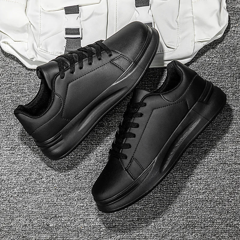 Dames Sneakers van Wit Leer met Minimalistische Look