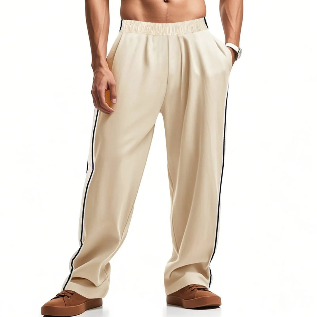 Casual Sweatpants met Rits en Elastische Taille voor Heren