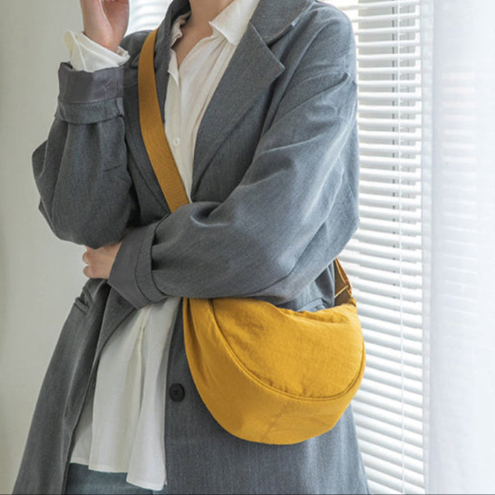 Ruime Nylon Schoudertas voor Dames