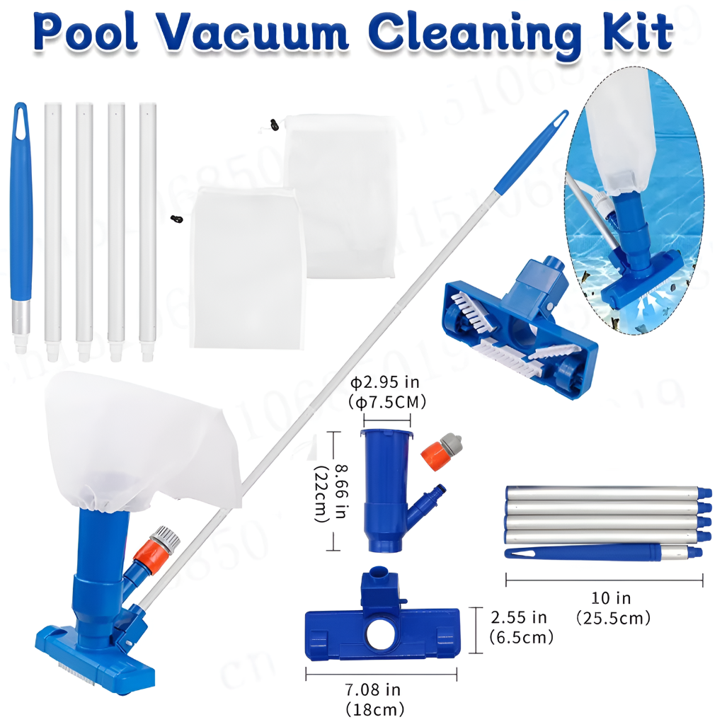 Zwembadstofzuiger met vuilopvangzak