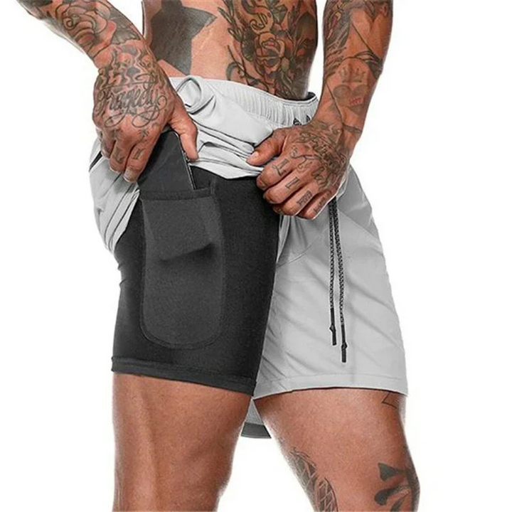 DraftFlex – 2-in-1 Sportshort voor Mannen