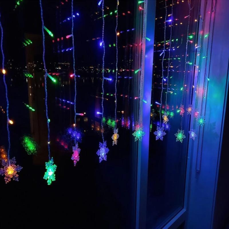 LED-lichtsnoer met Sneeuwvlokken | Binnen & Buiten