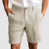 Heren casual katoenen linnen shorts