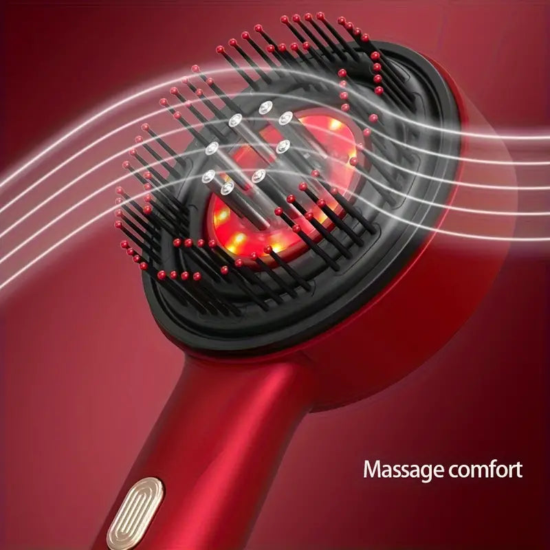 RelaxBrush - Elektrische Massagekam met Hoofdhuidmassage voor Gezond en Glanzend Haar