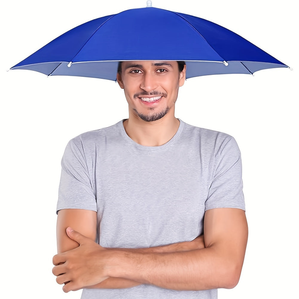 SunShade Paraplu-hoed – Lichtgewicht, UV-beschermend en Handsfree