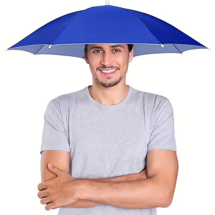 SunShade Paraplu-hoed – Lichtgewicht, UV-beschermend en Handsfree