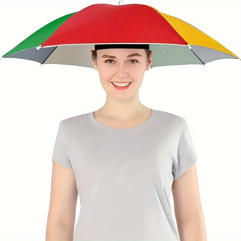 SunShade Paraplu-hoed – Lichtgewicht, UV-beschermend en Handsfree
