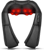 Shiatsu nekmassage-apparaat met warmte en 4 kneedkoppen