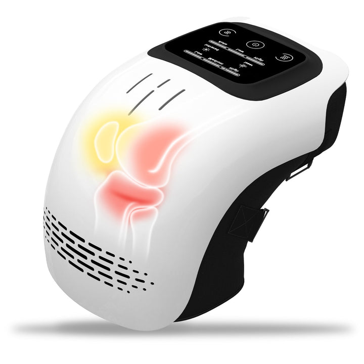 Oplaadbaar kniemassage-apparaat met warmte, kneden en trillen