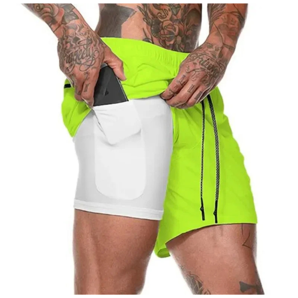 DraftFlex – 2-in-1 Sportshort voor Mannen