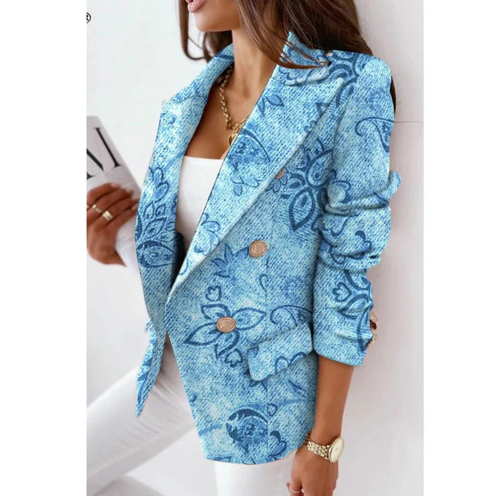 Damesblazer met Wendekraag