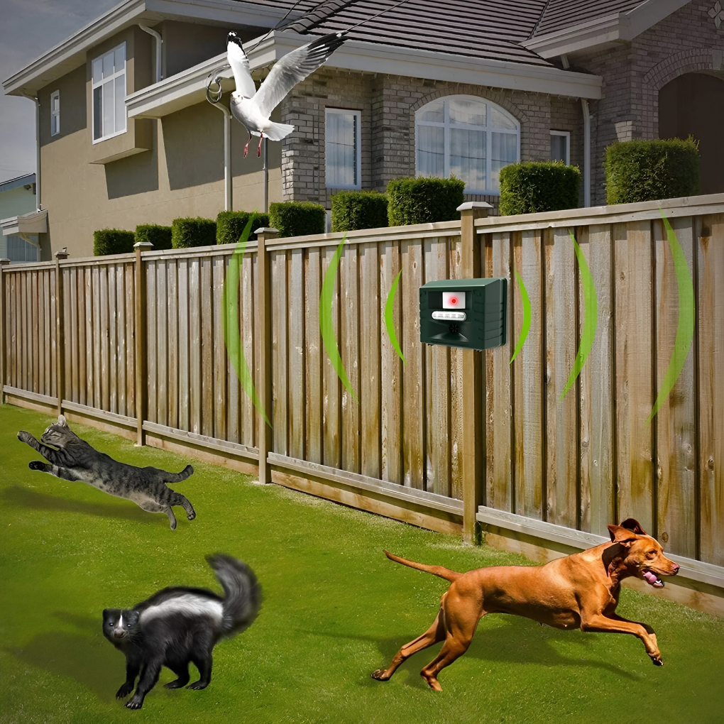 Woodpecker ultrasone vogelverjager voor effectieve vogelbestrijding