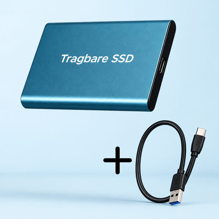 Robuuste externe SSD 30 TB voor grote bestanden