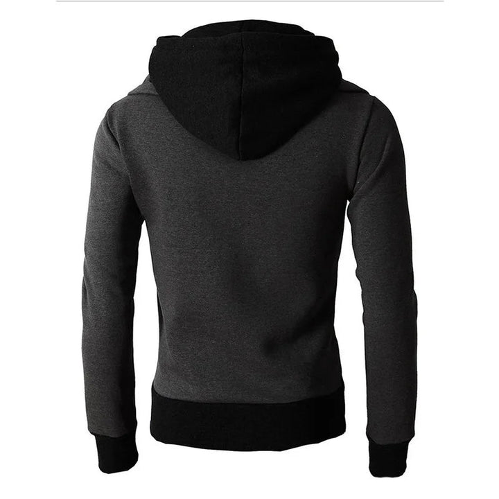 Slim-fit Fleece sportjack met Rits en Capuchon Heren