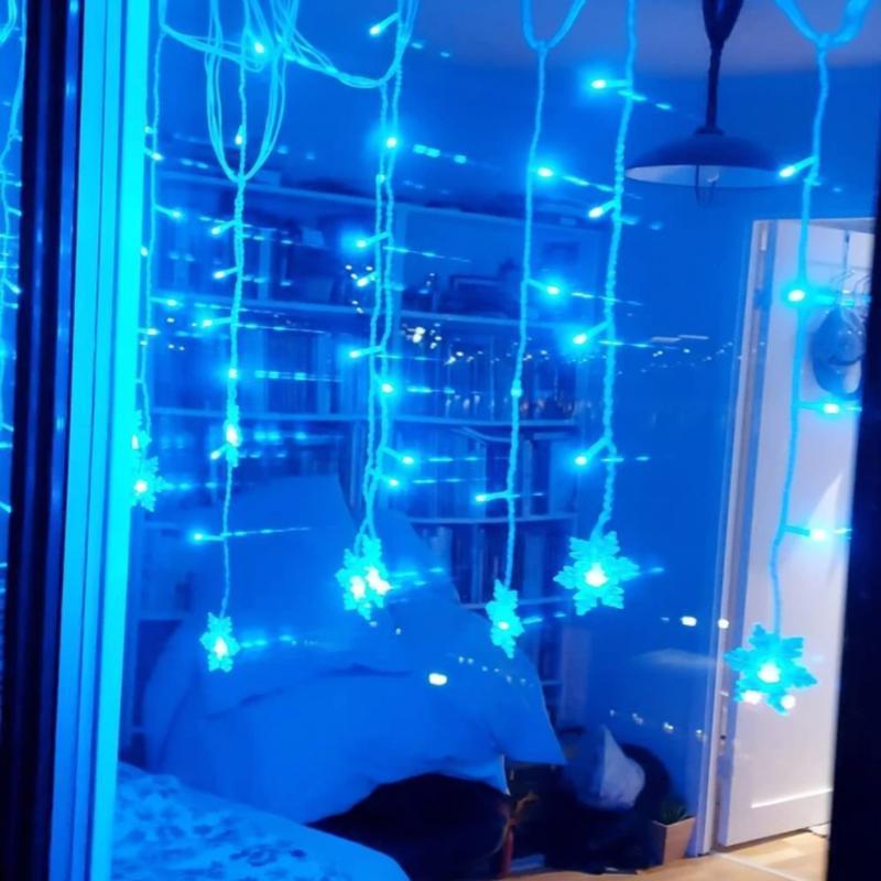 LED-lichtsnoer met Sneeuwvlokken | Binnen & Buiten