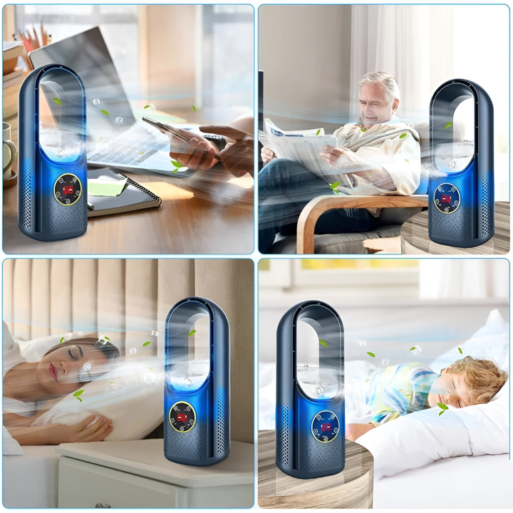 Gratis stille draagbare airconditioner voor thuis en op kantoor