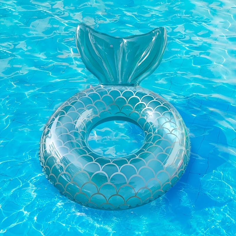Opblaasbare Float in Vorm van een Zeemeerminschelp – Ergonomisch Design met Kussen