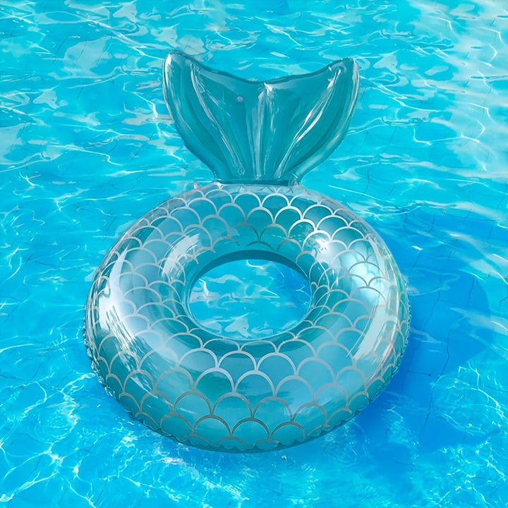 Opblaasbare Float in Vorm van een Zeemeerminschelp – Ergonomisch Design met Kussen