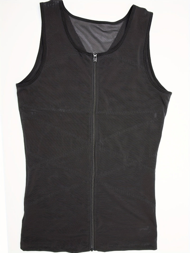 Heren Shapewear Tanktop Buikcontrole Mouwloos Onderhemd