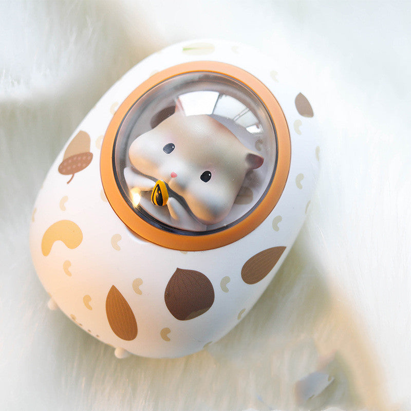 Hamster-handwarmer met powerbank 5000 mAh en 4 warmtestanden