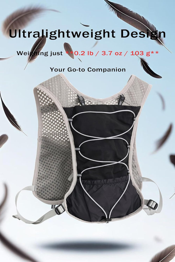 Ultra-Lichte Hydratatie Hardloopvest met 2L Waterreservoir – Dravien