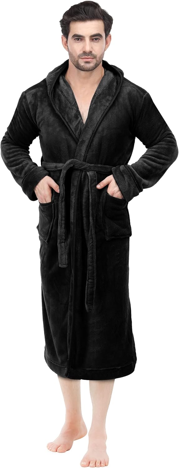 Comfortabele Heren Fleece Badjas - Harry