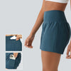 Yogashorts met hoge taille