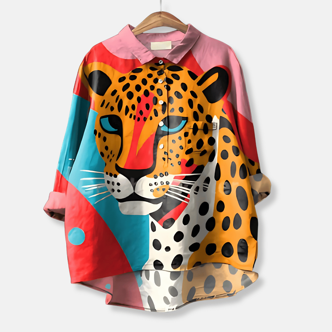 Losse lange blouse voor dames