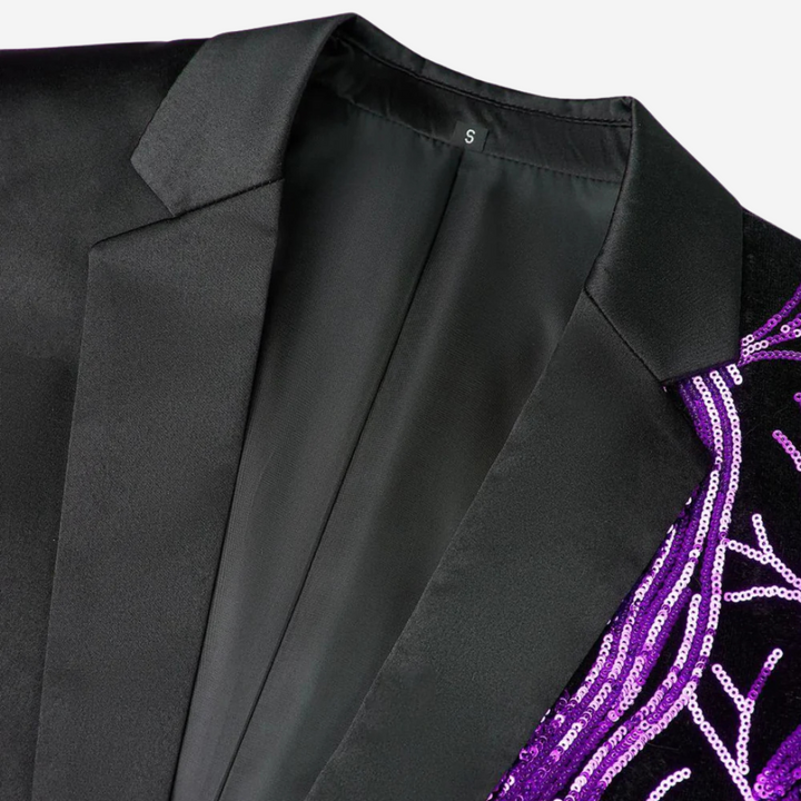 Luxe Pailletten Blazer Heren