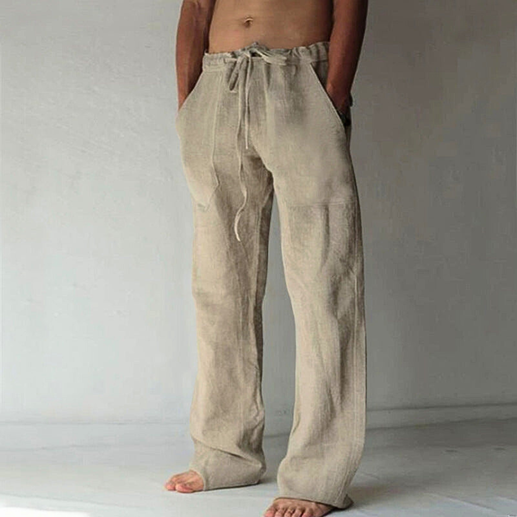 Comfortabele casual kleding met hoge taille en trekkoord