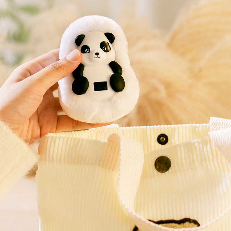 Oplaadbare pluche handwarmer als ijsbeer of panda