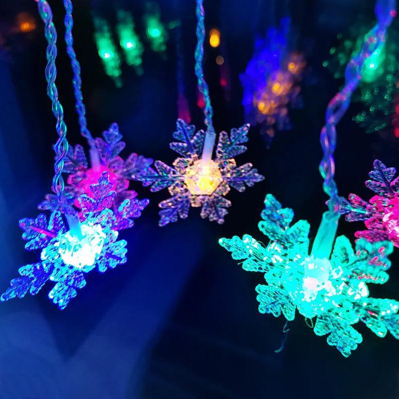 LED-lichtsnoer met Sneeuwvlokken | Binnen & Buiten