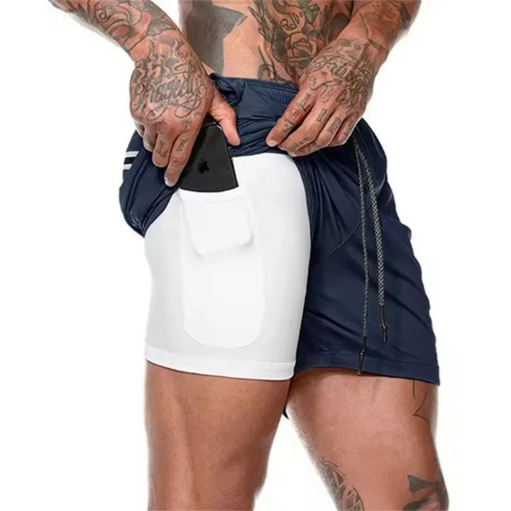 DraftFlex – 2-in-1 Sportshort voor Mannen
