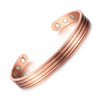 Minimalistische magnetische armband van rood koper