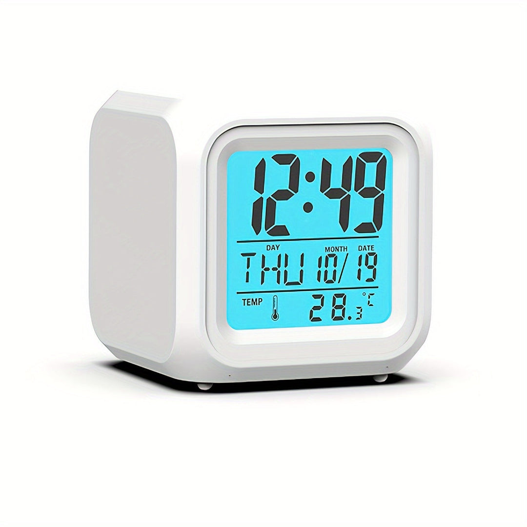 Digitale LED-klok met temperatuurweergave – Stil en helder voor elke ruimte