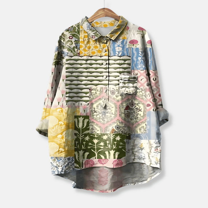 Losse lange blouse voor dames