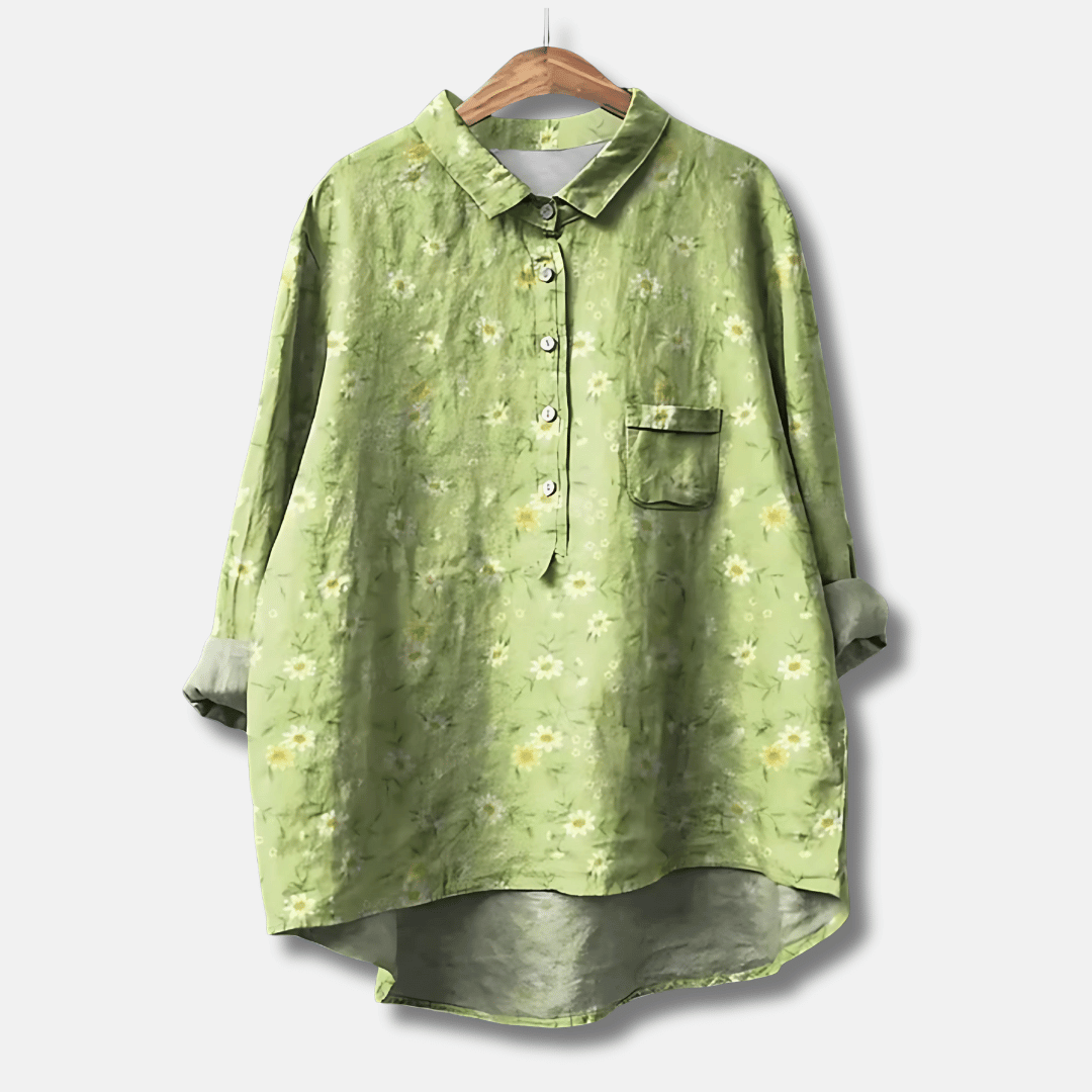 Losse lange blouse voor dames