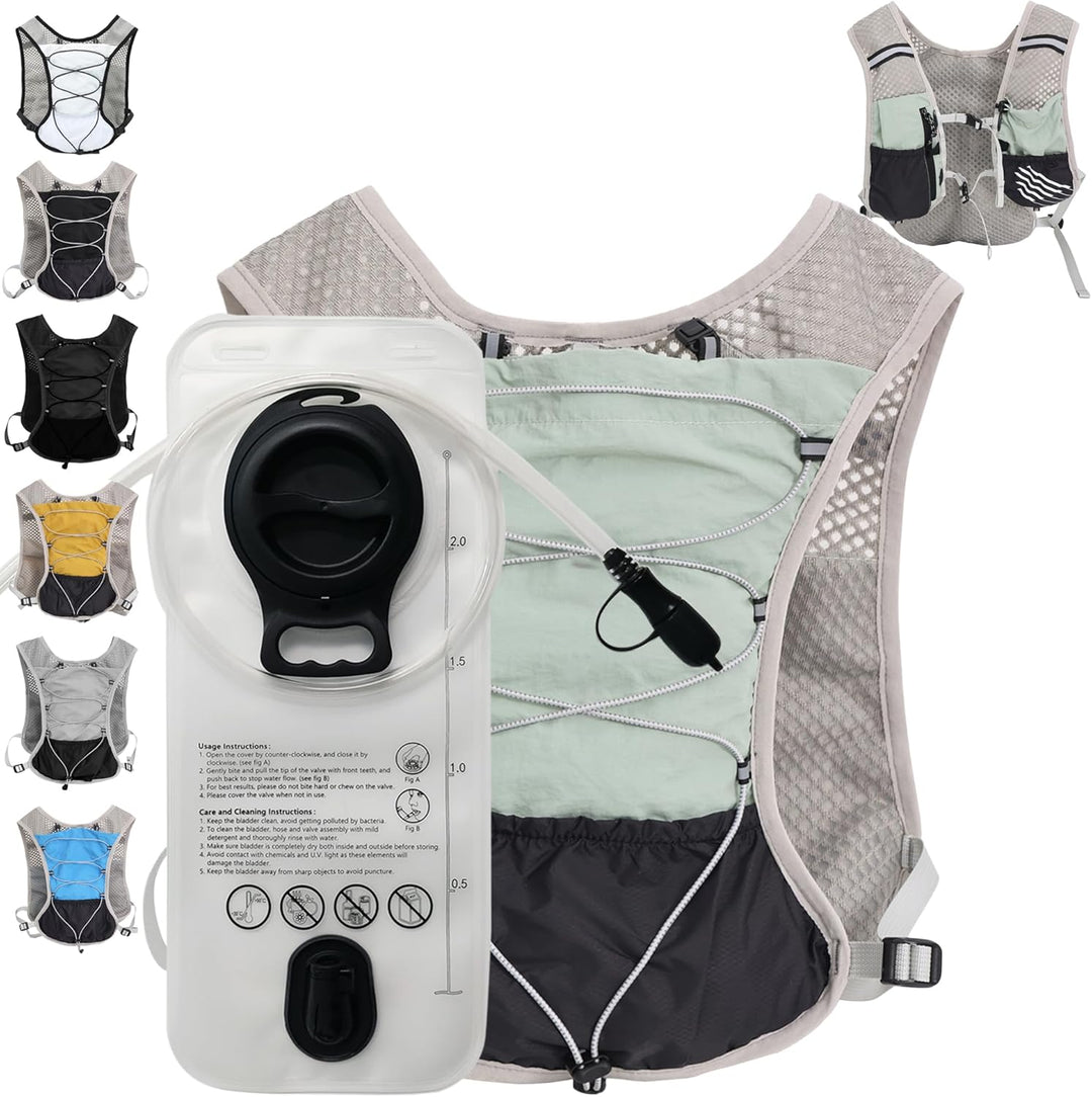 Ultra-Lichte Hydratatie Hardloopvest met 2L Waterreservoir – Dravien