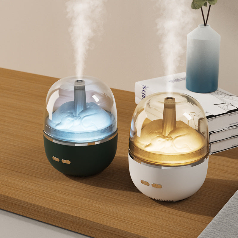 Kleine aroma diffuser met kleurverlooplicht en dichte koude nevel