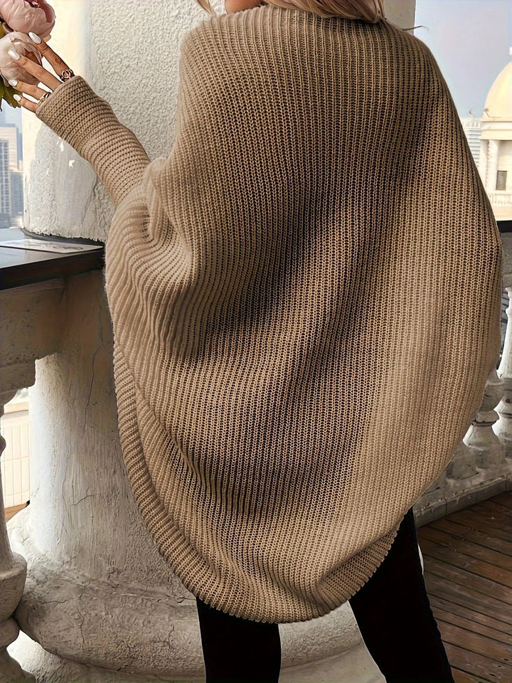 Casual Warme Gebreide Wollen Cardigan met Mouwen voor Dames - Eline