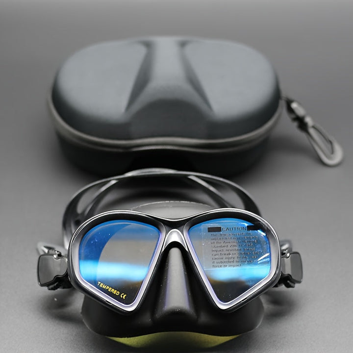 Gehard Duikmasker met Etui - Duikbril met Antifog en Camerahouder