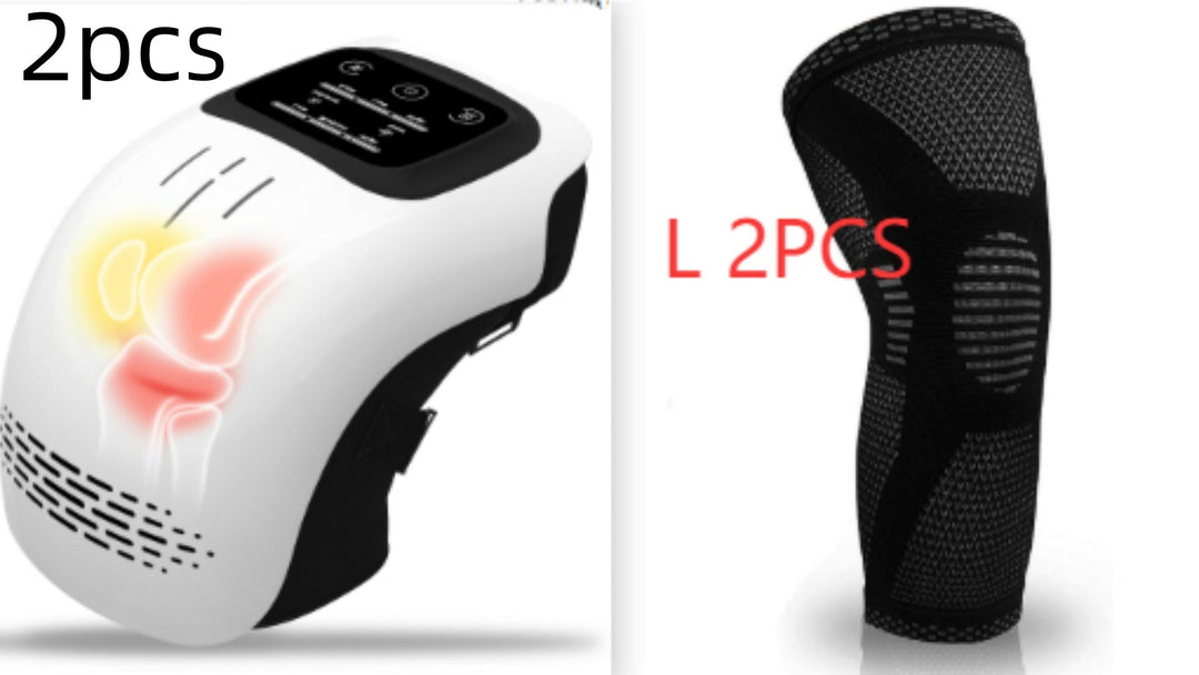 Oplaadbaar kniemassage-apparaat met warmte, kneden en trillen