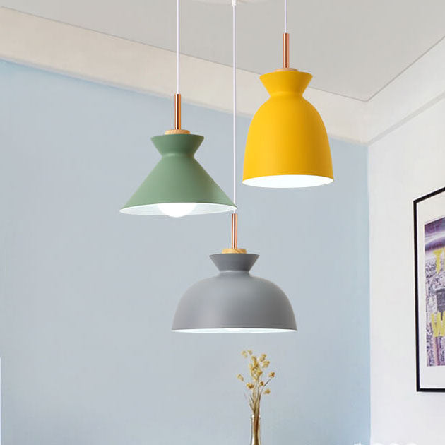 Scandinavische Hanglamp | Design in Metaal | 1-Lichts | Moderne Kleuropties